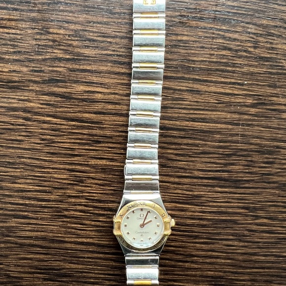 Omega Lady 18K Gold & Steel watch - Picture 4 of 4